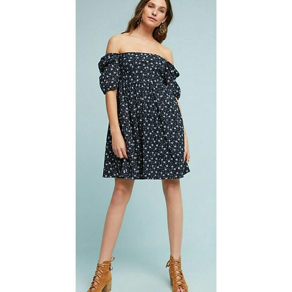 NWT ANTHROPOLOGIE MAEVE Lillianne Floral Dress 0P - Picture 6 of 7